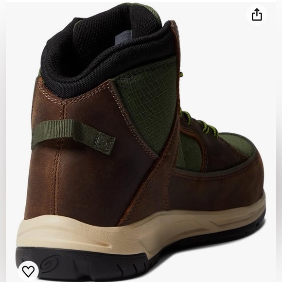 Avenger Work Boot - Edge Mid Brown/Green Metal Free Carbon Safety Toe US 10 1/2M - Picture 5 of 13